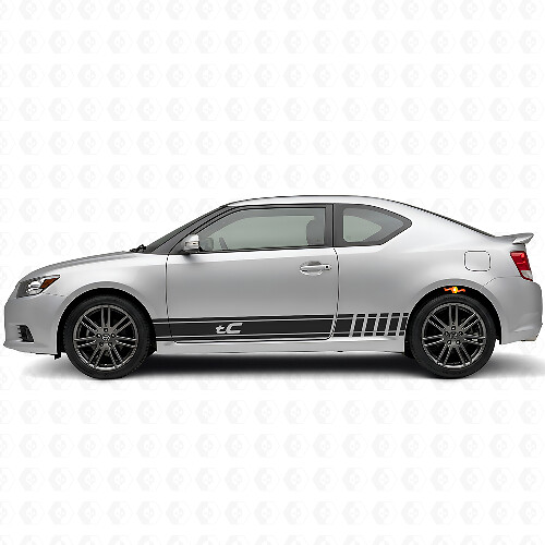 Kit de Calcomanías Vinilo Laterales Estilo Racing de Marca para Scion tC