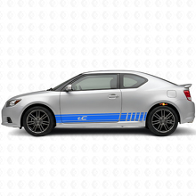 Kit de Calcomanías Vinilo Laterales Estilo Racing de Marca para Scion tC_2
