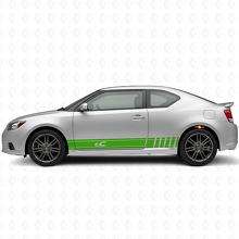 Kit de Calcomanías Vinilo Laterales Estilo Racing de Marca para Scion tC_3