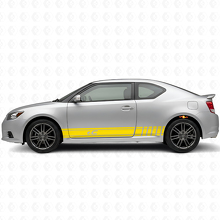 Kit de Calcomanías Vinilo Laterales Estilo Racing de Marca para Scion tC_5
