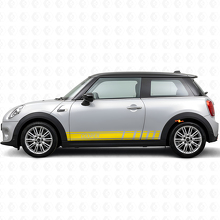 Calcomanía de vinilo con franjas y letras Cooper para MINI Cooper_5
