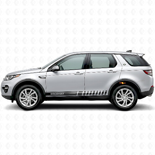 Calcomanía de vinilo lateral con franjas de acento para Land Rover Discovery
