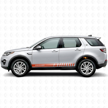 Calcomanía de vinilo lateral con franjas de acento para Land Rover Discovery_4
