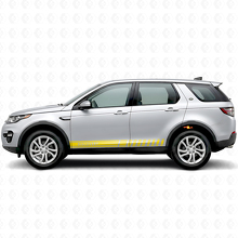 Calcomanía de vinilo lateral con franjas de acento para Land Rover Discovery_5