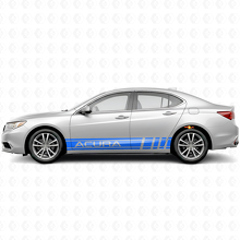 Juego de Pegatinas de Vinilo con Rayas Laterales de Estilo Racing para Acura ILX TLX RLX_2