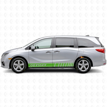 Calcomanía adhesiva lateral de vinilo con franjas estilo racing para Honda Odyssey 2018-2020_3