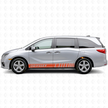 Calcomanía adhesiva lateral de vinilo con franjas estilo racing para Honda Odyssey 2018-2020_4