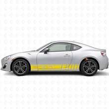 Kit de pegatinas laterales de vinilo con franjas de estilo de competición de marca para Scion FR-S_5