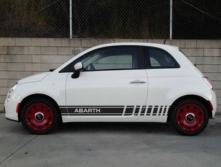 2X múltiples colores gráficos Abarth símbolo coche carreras vinilo calcomanía pegatina