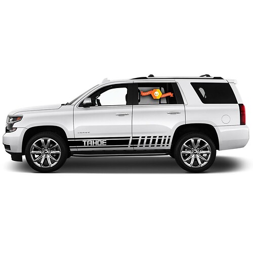 2X múltiples colores gráficos Chevrolet Tahoe símbolo coche carreras vinilo calcomanía pegatina
