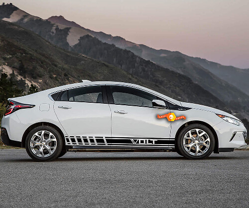 2X múltiples colores gráficos Chevrolet Volt símbolo coche carreras vinilo calcomanía pegatina
