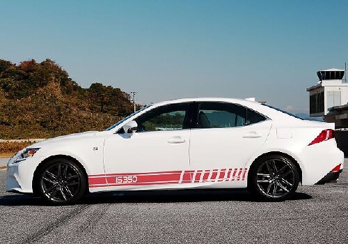 2X Gráficos de varios colores IS350 Símbolo Sport Car Racing Vinyl Decal Sticker