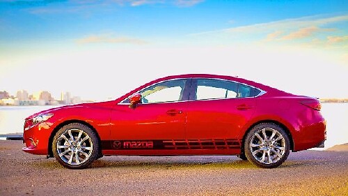 Gráfico de varios colores Mazda 3 / Mazda 6 / MX-5 Calcomanía de carreras de autos Pegatina