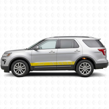 Kit de adhesivos de vinilo con franjas laterales deportivas personalizadas para Musclecar Explorer Expedition_5