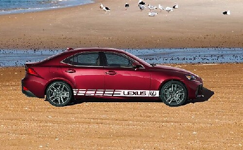 Gráficos de varios colores IS 200t / IS 250 / IS 300 Car Racing Decal Sticker