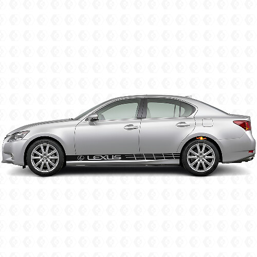 Juego de pegatinas de vinilo con franjas laterales de carreras para Lexus GS 350 F Sport / GS 450h