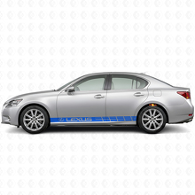 Juego de pegatinas de vinilo con franjas laterales de carreras para Lexus GS 350 F Sport / GS 450h_2