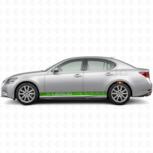 Juego de pegatinas de vinilo con franjas laterales de carreras para Lexus GS 350 F Sport / GS 450h_3