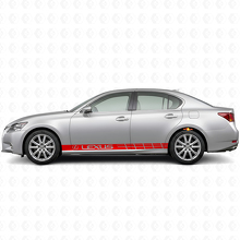Juego de pegatinas de vinilo con franjas laterales de carreras para Lexus GS 350 F Sport / GS 450h_4