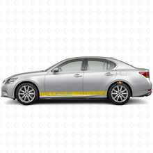 Juego de pegatinas de vinilo con franjas laterales de carreras para Lexus GS 350 F Sport / GS 450h_5