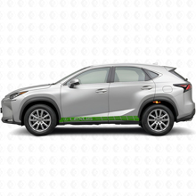 Kit de Calcomanías Vinílicas de Franjas Laterales de Carreras para Lexus NX 200t NX 300h_3