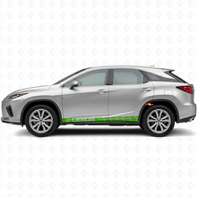 Kit de Vinilo de Calcomanías de Paneles Laterales con Rayas Estilo Racing para Lexus RX 350_3