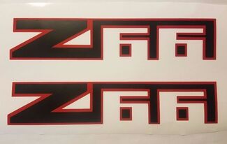 Z66 stickers decal chevy chevrolet avalanche truck negro mate (SET)