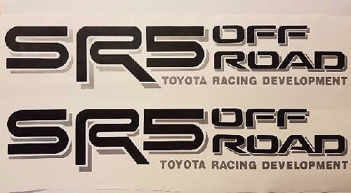 Juego de Calcomanías Laterales SR5 Off Road para Toyota Tacoma Tundra