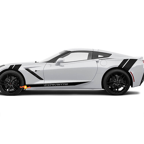 Puerta lateral de Corvette y rayas de guardabarros traseros para Chevy Corvette
 1