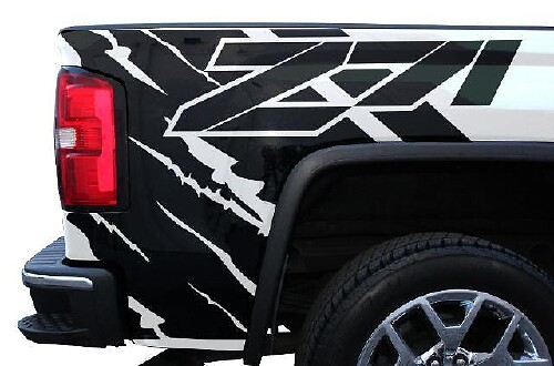 Kit de Vinilo Adhesivo para Cuarto de Cama Z71 para GMC Sierra 2014-2017