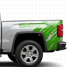 Kit de Pegatinas de Vinilo de Estilo Desgastado con Marca para la Cabecera de la Cama del GMC Sierra 2016_3