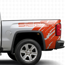 Kit de Pegatinas de Vinilo de Estilo Desgastado con Marca para la Cabecera de la Cama del GMC Sierra 2016_4