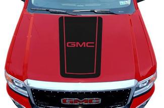 Gmc Sierra (2014-2017) Kit de envoltura de calcomanía de vinilo personalizado para capó - Gmc