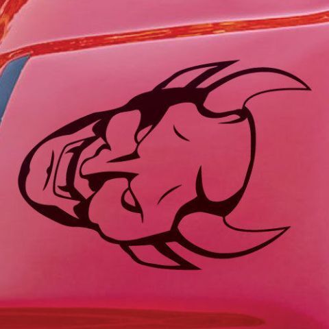 Dodge Demon Challenger SRT Hood Scoop Logo Ca vinilo calcomanía gráfica pegatina