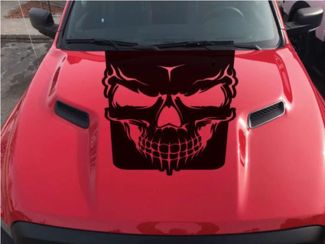 2015-2017 Dodge Ram Rebel Skull Hood Truck calcomanía de vinilo opciones gráficas color