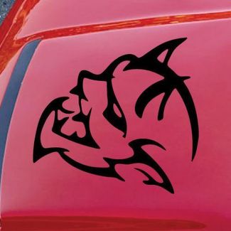 Dodge Demon Challenger SRT Hood Scoop Logo coche vinilo calcomanía gráfico pegatina