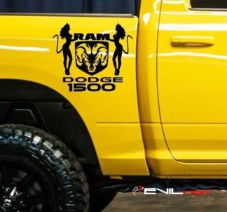 Dodge Ram 1500 RT HEMI Truck Bed Box kit de calcomanías gráficas personalizadas mopar