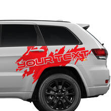 Calcomanía de Vinilo Gráfico Lateral con Salpicaduras Personalizadas para Puerta Trasera para Jeep Cherokee Trailhawk_3