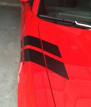 Calcomanía de vinilo con franjas laterales en guardabarros Scat Pack para Dodge Charger 2015-2017_2