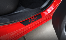 CUSTOM T/X Mixed Lettering Four Piece Door Sill Set Puerta Adhesivo de vinilo para Dodge Charger 2006-2018_2
