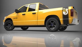 1500 2500 Truck Bed Side Stripe Rumble Bee Ram Dodge vinilo calcomanía PDS018A