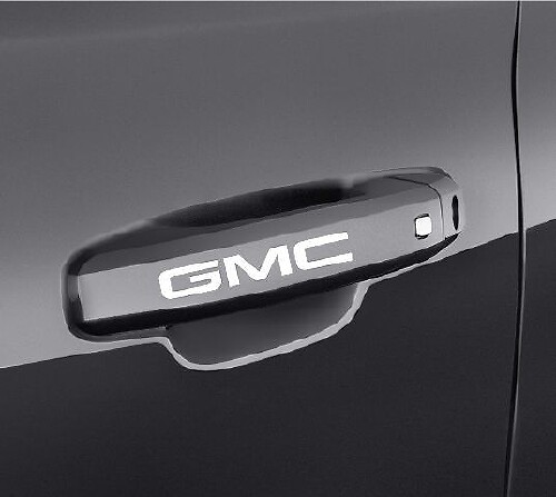Juego de vinilos adhesivos para manijas de puerta GMC para GMC Acadia Sierra Yukon