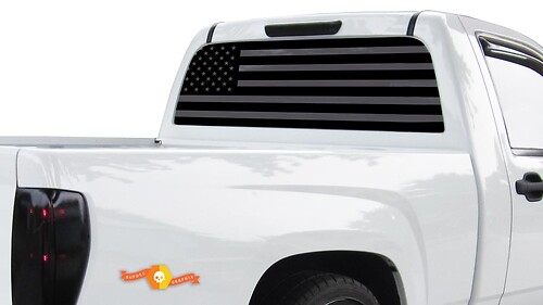 Bandera americana para Chevy S10 94-04 - Calcomanías de vinilo adhesivas Sonoma V8
