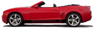 Camaro Rocker Graphics Side Stripes Kit de calcomanías 2010 2015 LS SS LT