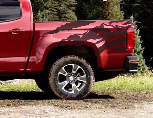 ANTERO Camión Cama Montaña Vinilo Gráfico Pegatinas Calcomanías Rayas 2015-2016 Chevy Colorado
