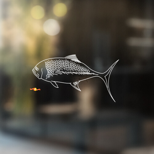 Adhesivo Vinilo Universal para Peces Caranx