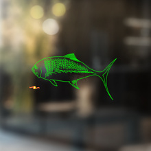 Adhesivo Vinilo Universal para Peces Caranx_2