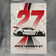 Póster de Número de Motorsport Panel de Arte de Pared Acrílico Brillante_3