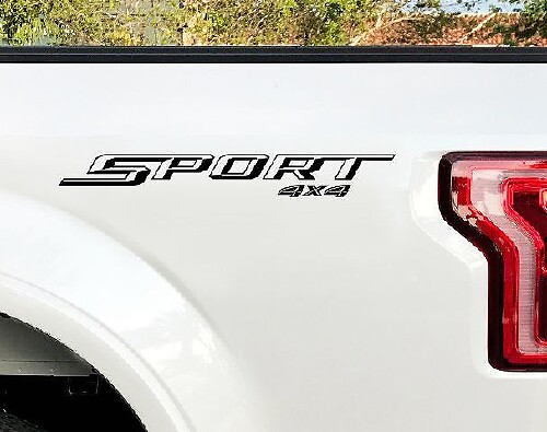 Ford F150 Sport 4X4 Pegatinas Calcomanía de cabecera 2015 2016 Calcomanías Vinilo Corte Pegatina SF