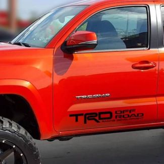 Toyota Tundra Tacoma Car Truck TRD off road Side Decal Sticker Vinilo precortado T7